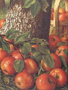Prentice, Levi Wells Apples Beneath a Tree Spain oil painting artist